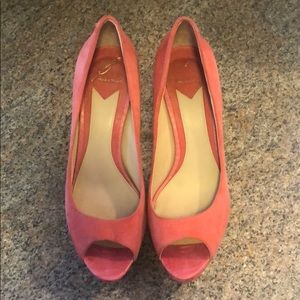 B Brian Atwood Franciska Peep-Toe Platform Pump